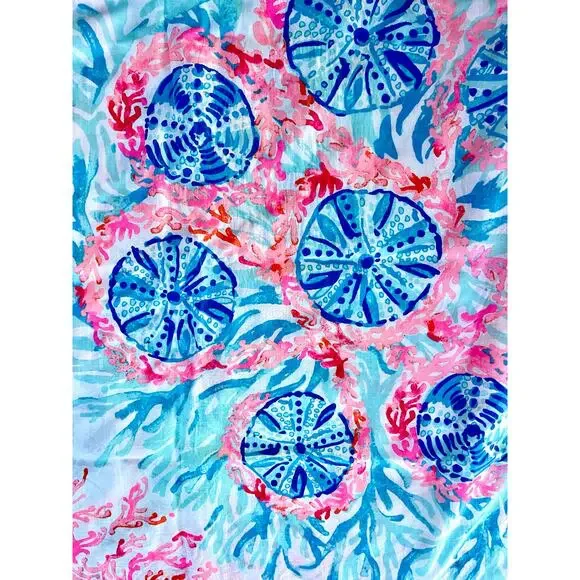 Lilly Pulitzer Jasmine Caftan Swim Coverup Tassel Hem Resort XS/S - Picture 3 of 4